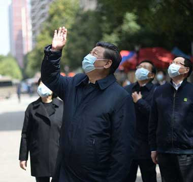 习近平在湖北省考察新冠肺炎疫情防控工作
